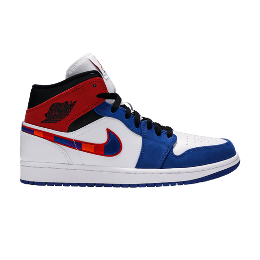 Air Jordan 1 Mid 'Multicolored Swoosh'