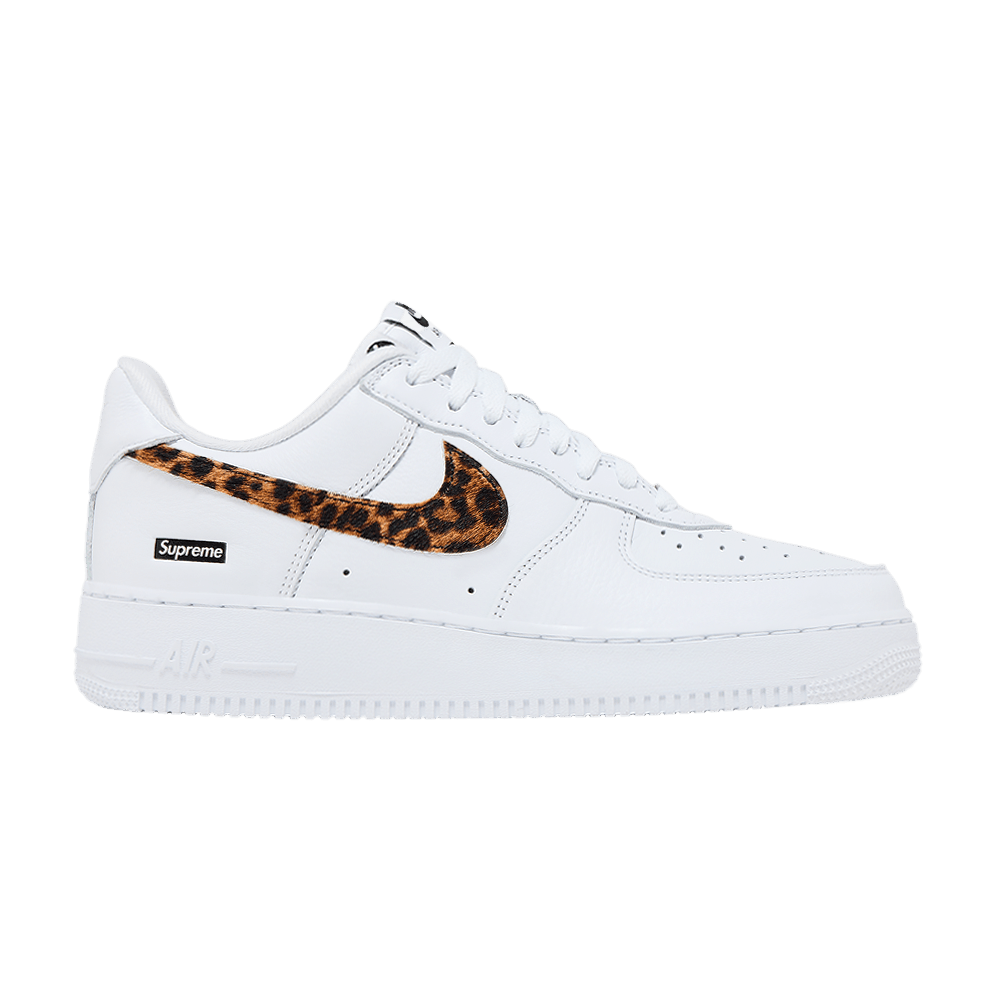 Supreme x GOODENOUGH x Air Force 1 Low 'White Cheetah Print'