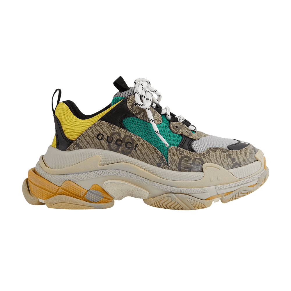Balenciaga Gucci x Balenciaga Wmns Triple S 'The Hacker Project - Beige Yellow'