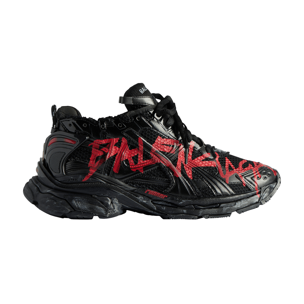 Balenciaga Balenciaga Runner Sneaker 'Graffiti - Black Red' 2023