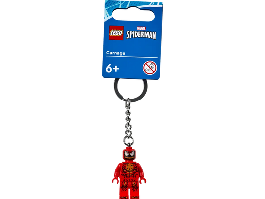 Lego X Spiderman Carnage Keychain