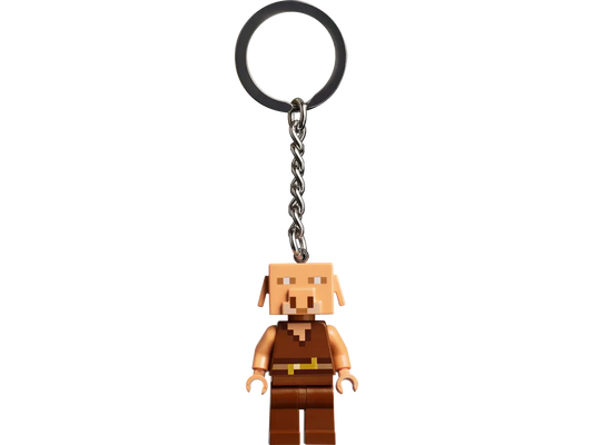 Lego X Minecraft Piglin Keychain