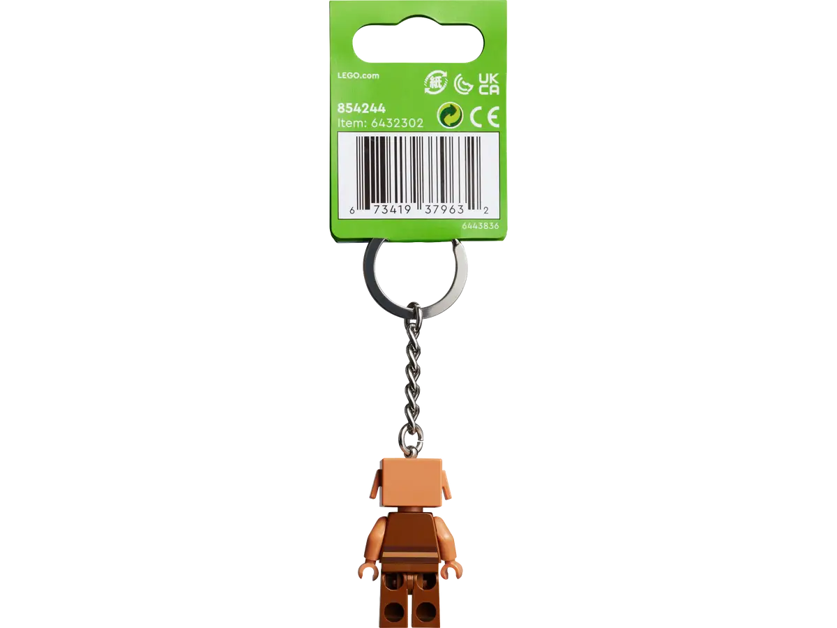 Lego X Minecraft Piglin Keychain