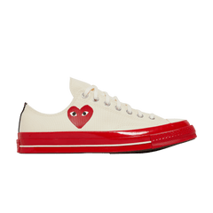 Converse Comme des Garçons Play x Chuck 70 Low 'Pristine Red'