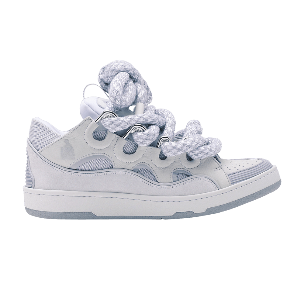 Lanvin Lanvin Curb Sneakers 'Snake Laces - White Grey'