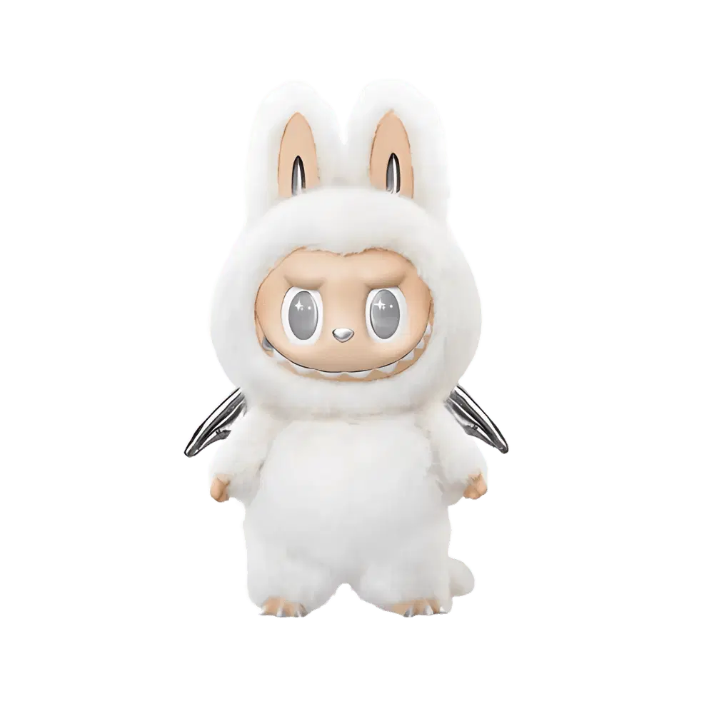 The Monsters Labubu Zimomo Angel in Clouds Figure + Tote Bag