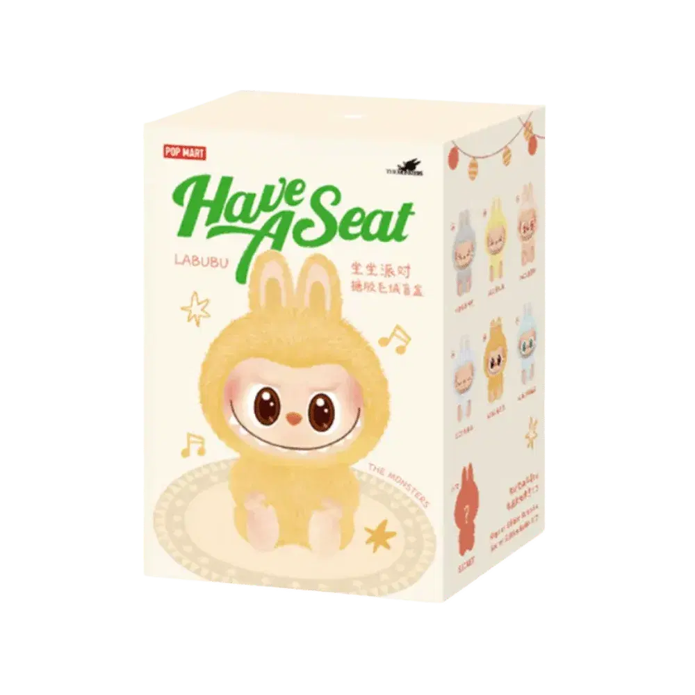 Labubu The Monsters Have a Seat Vinyl Plush Sealed Case Pack of 1