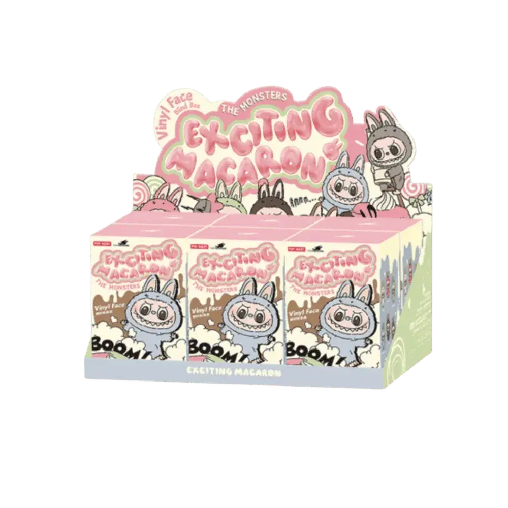 Labubu The Monsters Exciting Macarons Vinyl Face Sealed Case (6 Blind Boxes)