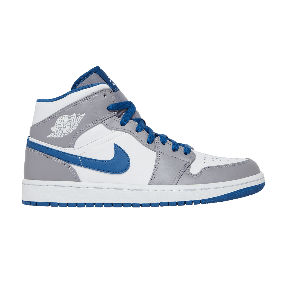 Air jordan Air Jordan 1 Mid 'Cement True Blue'