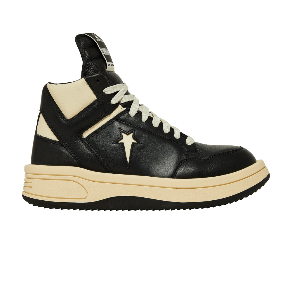 Converse Rick Owens x DRKSHDW TURBOWPN Mid 'Black Cloud Cream'