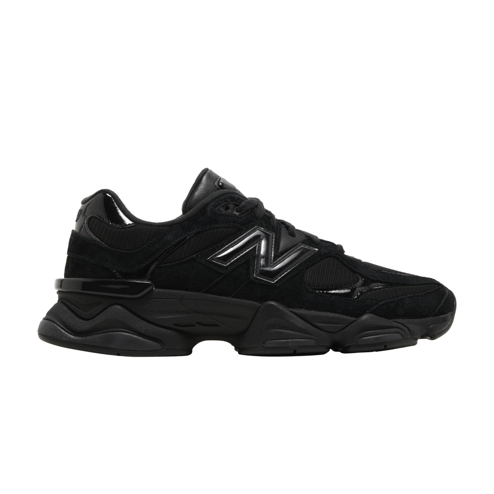 9060 'Triple Black Suede Patent'