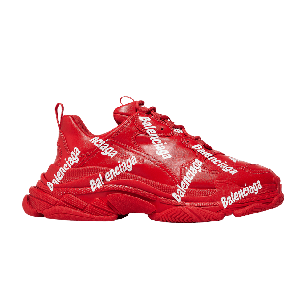 Balenciaga Balenciaga Triple S Sneaker 'Allover Logo - Tomato Red'