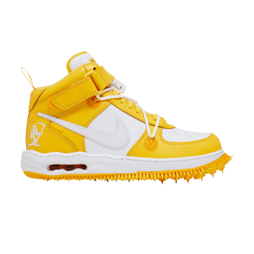 Nike Off-White x Air Force 1 Mid SP Leather 'Varsity Maize'