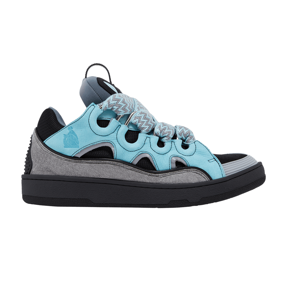 Lanvin Lanvin Curb Sneakers 'Light Blue Anthracite'