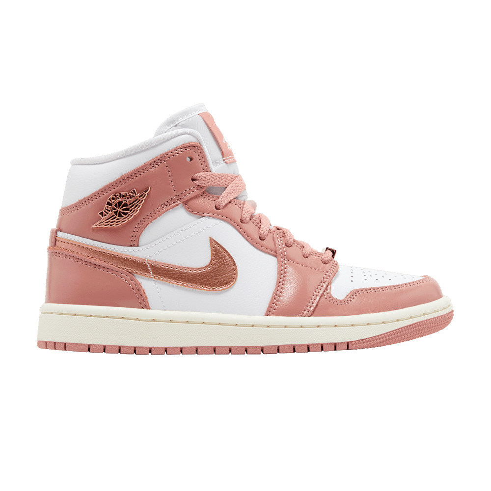 Air jordan Wmns Air Jordan 1 Mid SE 'Red Stardust'