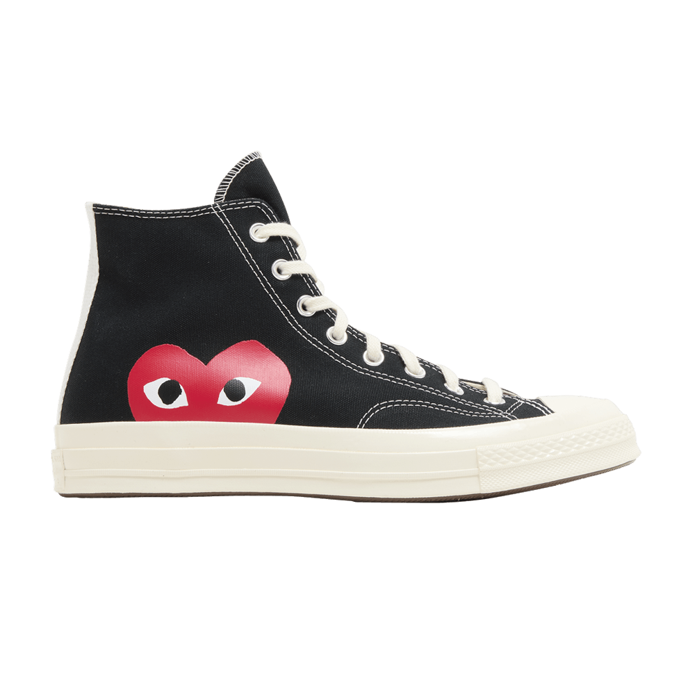 Converse Comme des Garçons PLAY x Chuck 70 High 'Black' 2023