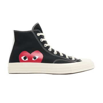 Converse Comme des Garçons PLAY x Chuck 70 High 'Black' 2023