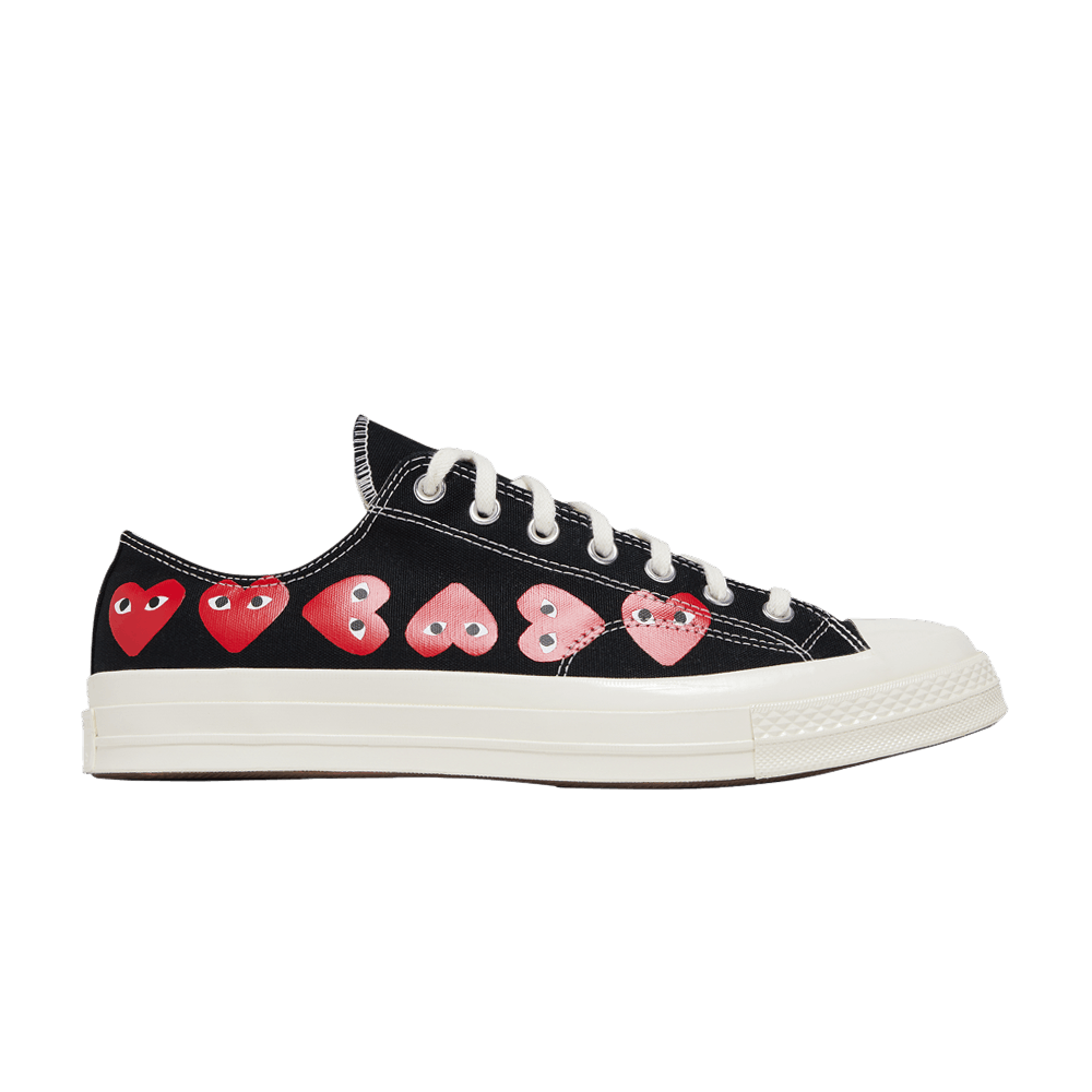 Converse Comme des Garçons PLAY x Chuck 70 Low 'Multi Heart - Black'