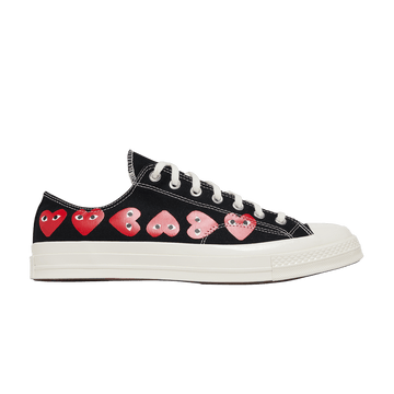 Converse Comme des Garçons PLAY x Chuck 70 Low 'Multi Heart - Black'