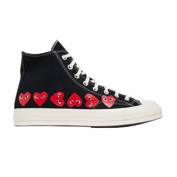 Converse Comme des Garçons PLAY x Chuck 70 High 'Multi Heart - Black'