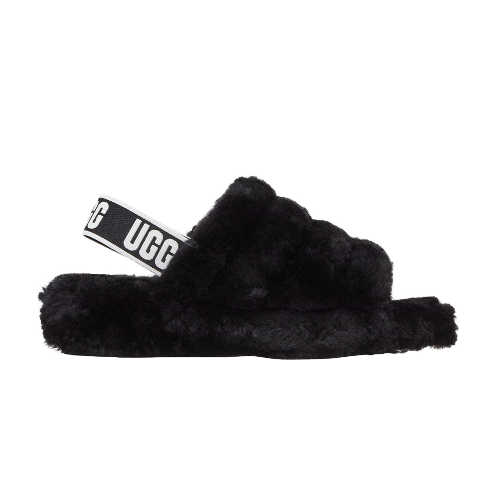 Ugg Wmns Fluff Yeah Slide 'Black'