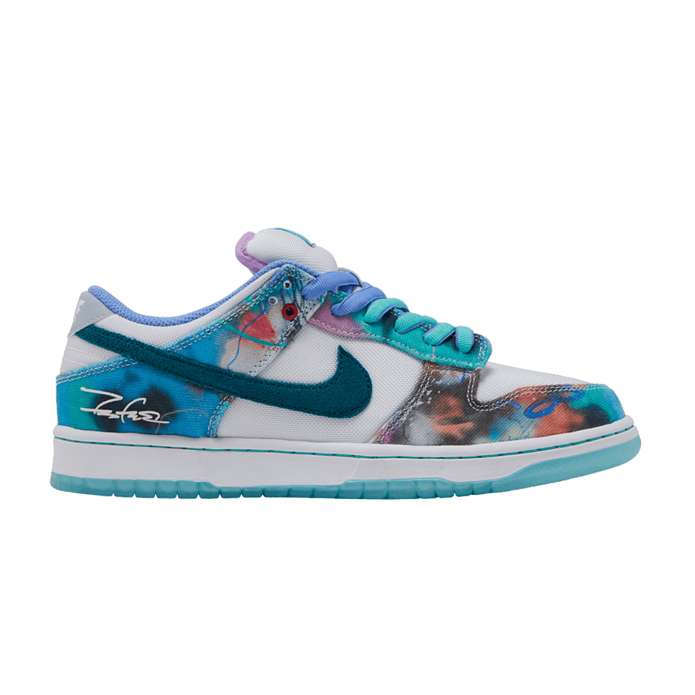 Nike Futura Laboratories x Dunk Low SB 'Bleached Aqua'