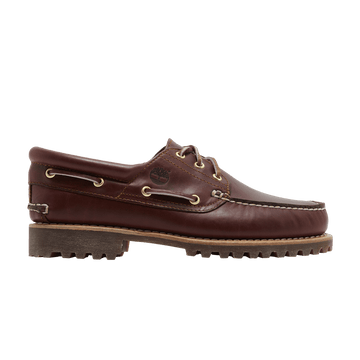 Timberland 3-Eye Lug Handsewn Boat 'Burgundy'