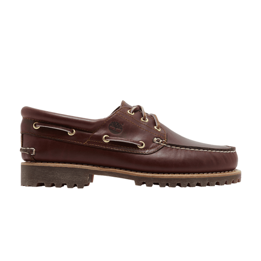 Timberland 3-Eye Lug Handsewn Boat 'Burgundy'