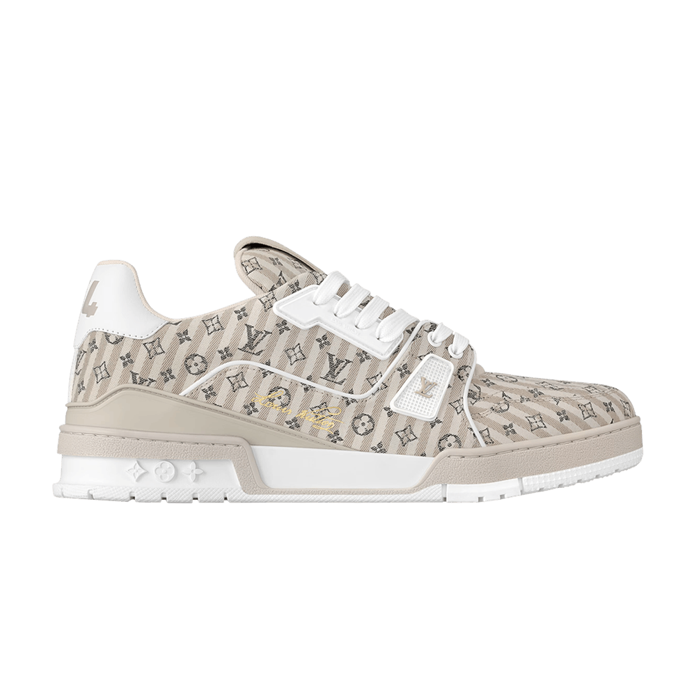 Louis vuitton Louis Vuitton Trainer Low 'Striped Mini Monogram - Beige'