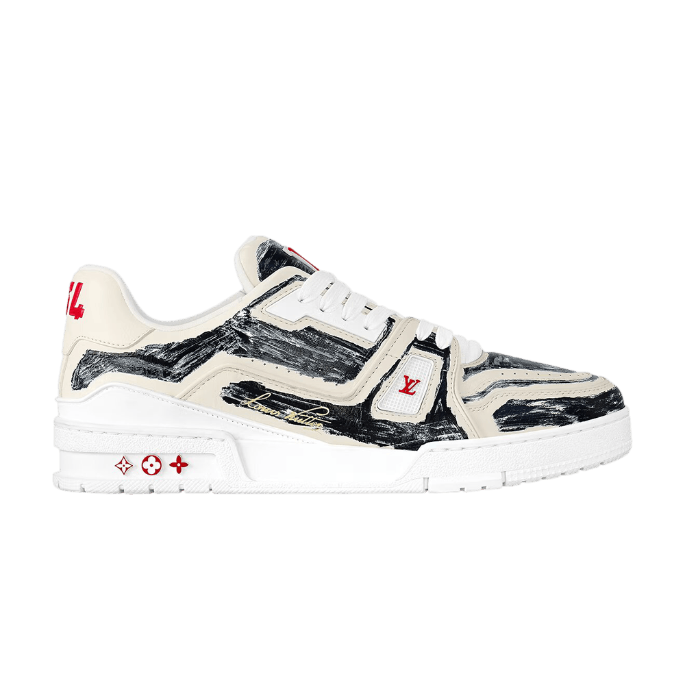 Louis vuitton Louis Vuitton Trainer Low 'Colored-In Motif - White Black'