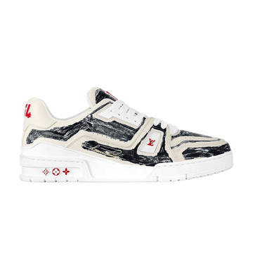 Louis vuitton Louis Vuitton Trainer Low 'Colored-In Motif - White Black'