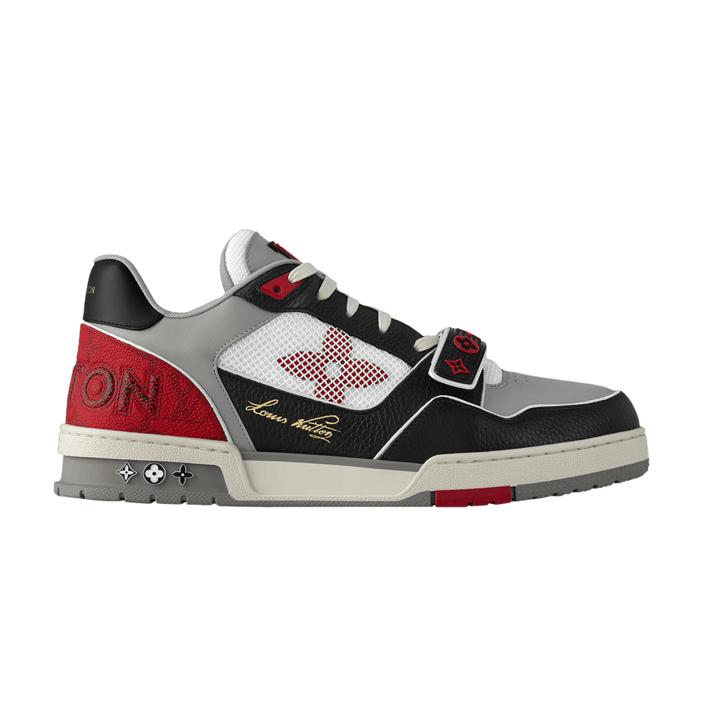 Louis vuitton Louis Vuitton Trainer Low 'Velcro Strap - Black Grey Red'