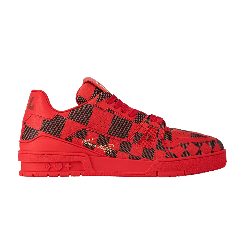 Louis vuitton Louis Vuitton Trainer 'Damier Pop - Red'