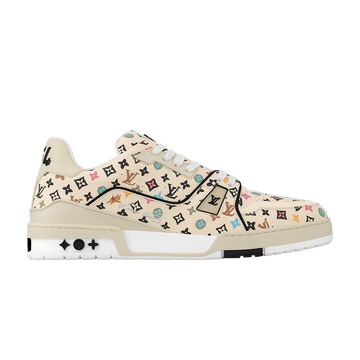 Louis vuitton Tyler, the Creator x Louis Vuitton Trainer 'Beige Multi-Color Monogram'