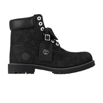 Timberland Louis Vuitton x 6 Inch Ankle Boot 'Embossed Monogram - Black'