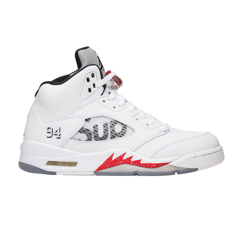 Air jordan Supreme x Air Jordan 5 Retro 'White'