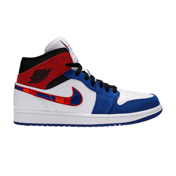 Air Jordan 1 Mid 'Multicolored Swoosh'