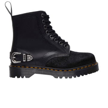 Dr. martens The Great Frog x 1460 Leather Lace Up Boot 'Embossed Chain - Black'