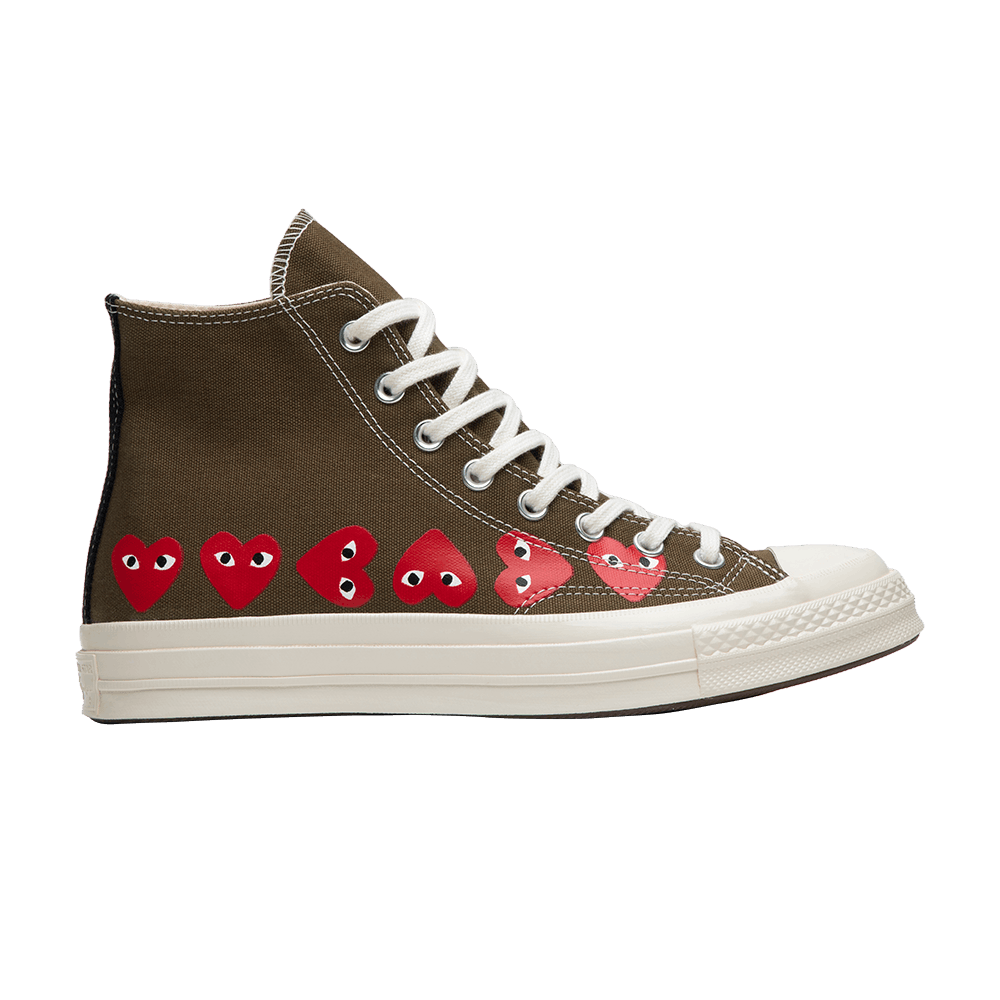 Converse Comme des Garçons Play x Chuck 70 Hi Top 'Multi Heart'