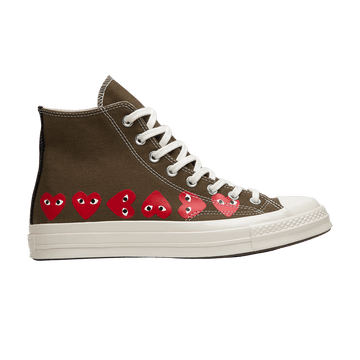 Converse Comme des Garçons Play x Chuck 70 Hi Top 'Multi Heart'