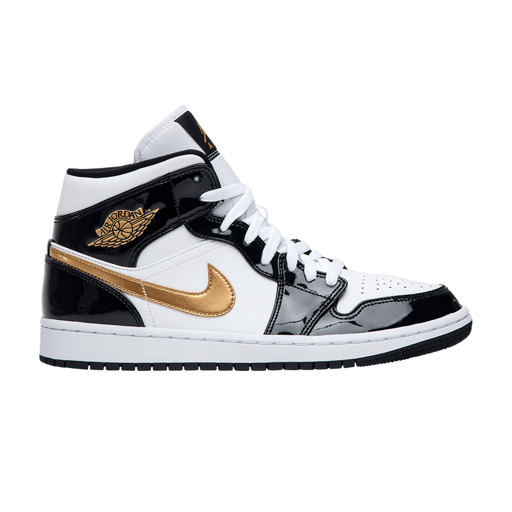 Air jordan Air Jordan 1 Mid Patent SE 'Black Gold'