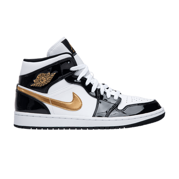 Air jordan Air Jordan 1 Mid Patent SE 'Black Gold'