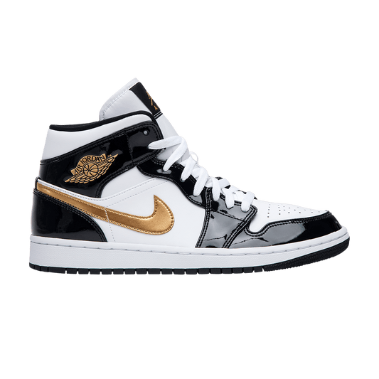 Air jordan Air Jordan 1 Mid Patent SE 'Black Gold'