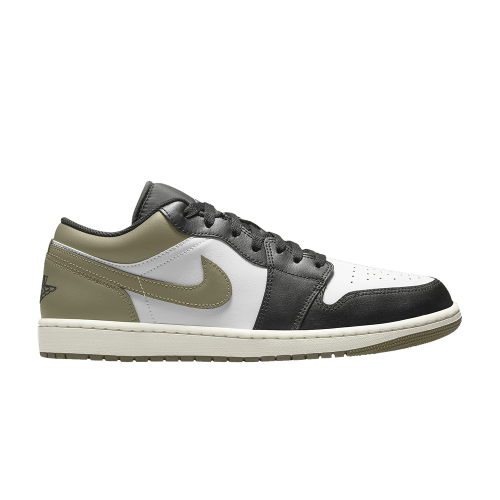 Air Jordan 1 Low 'Black Toe Medium Olive'