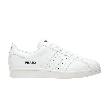 Adidas Prada x Superstar 'Core White' Adidas Release