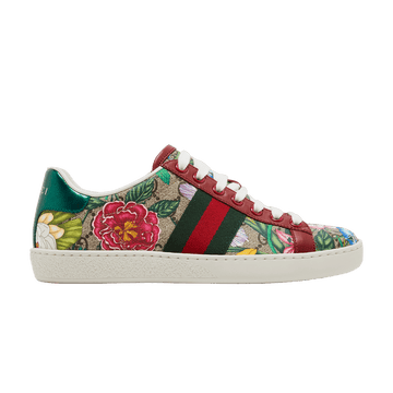 Gucci Gucci Wmns Ace GG Supreme Low 'Flora Print - Red'