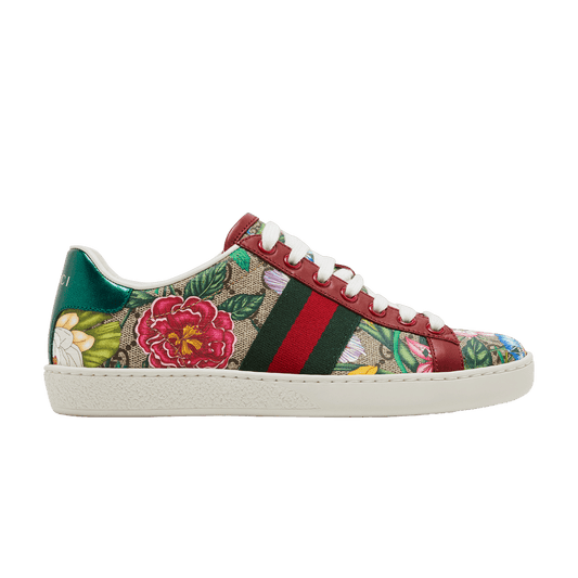 Gucci Gucci Wmns Ace GG Supreme Low 'Flora Print - Red'