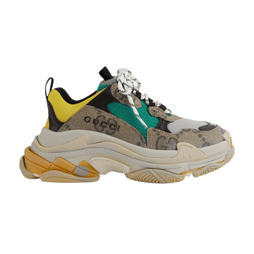 Balenciaga Gucci x Balenciaga Wmns Triple S 'The Hacker Project - Beige Yellow'