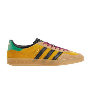 Gucci Adidas x Gucci Gazelle 'Yellow Velvet Green'