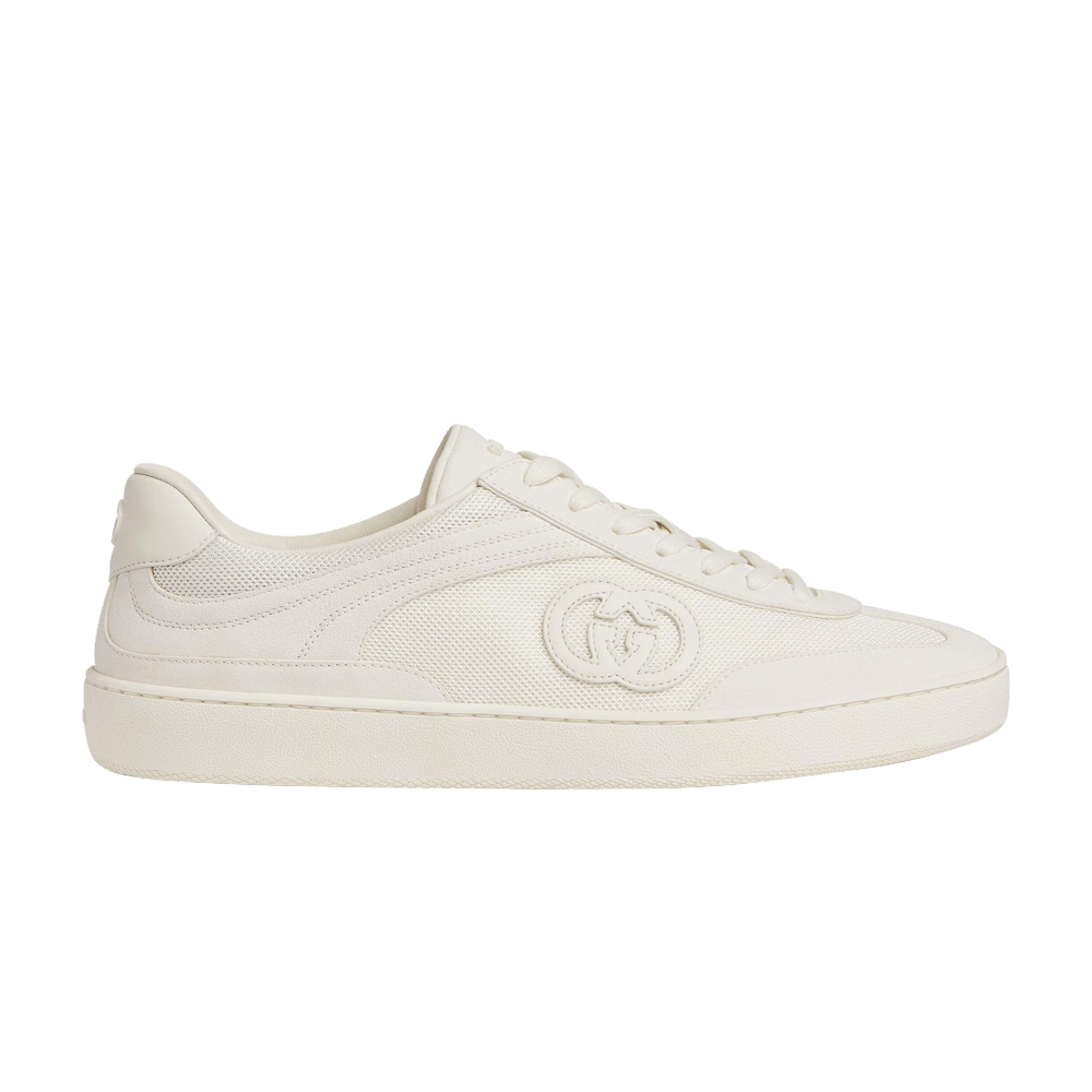 Gucci Gucci G74 'Interlocking G - White Suede'